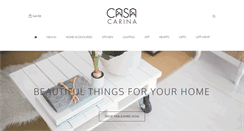 Desktop Screenshot of casacarina.co.uk